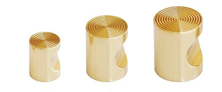 20-Inch Solid Brass T-Bar Handle – Gold Finish