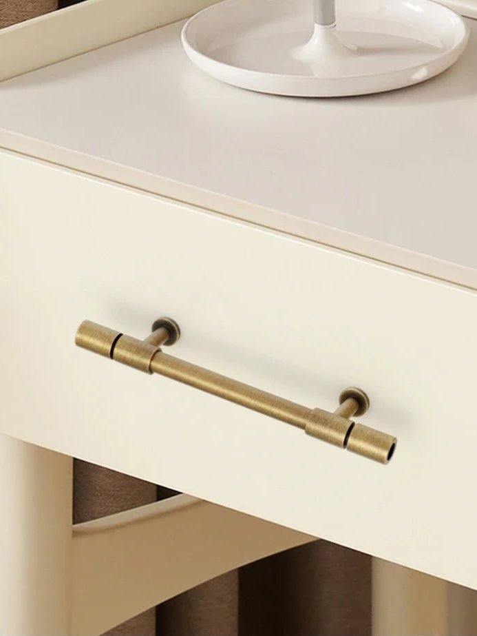 Brass T-Bar Handle - Antique Bronze Cabinet Pull