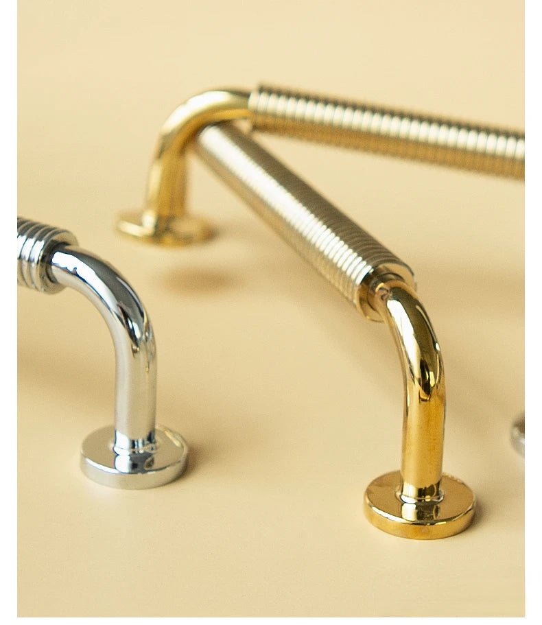Nordic Brass Cabinet Handle – Gold Finish