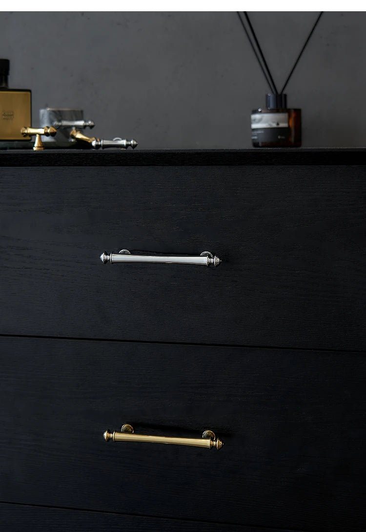 Elegant Solid Brass T-Bar Pull – Modern Cabinet Handle for Drawers