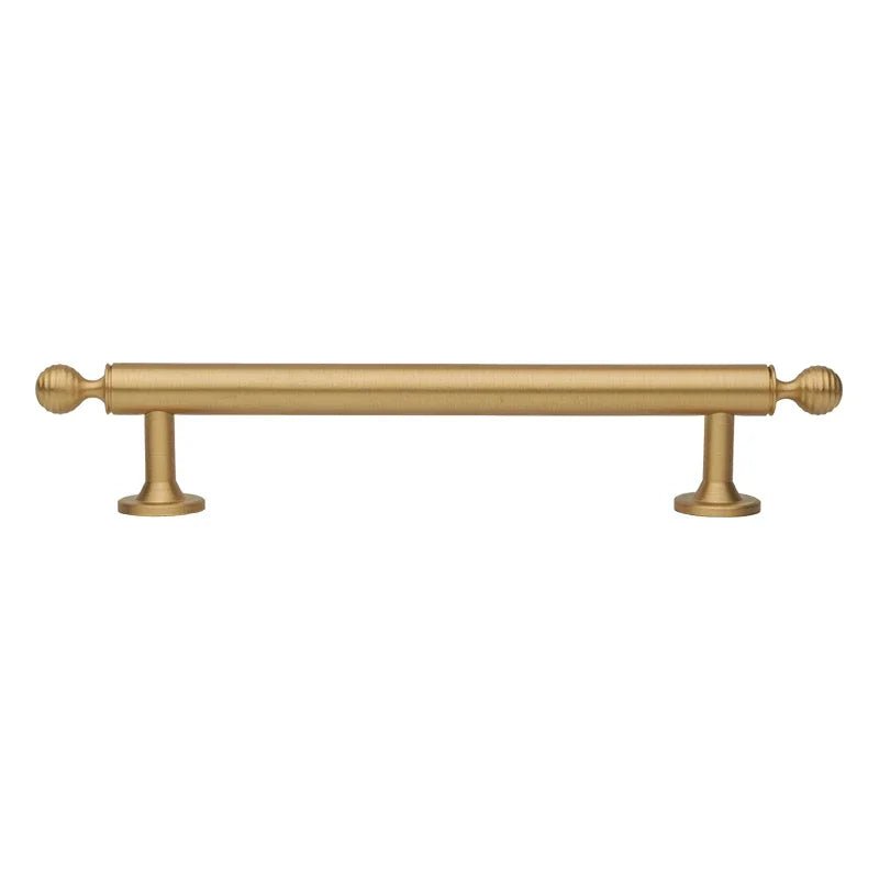 Solid Brass Cabinet Knobs - Round & Bar Pulls for Drawers