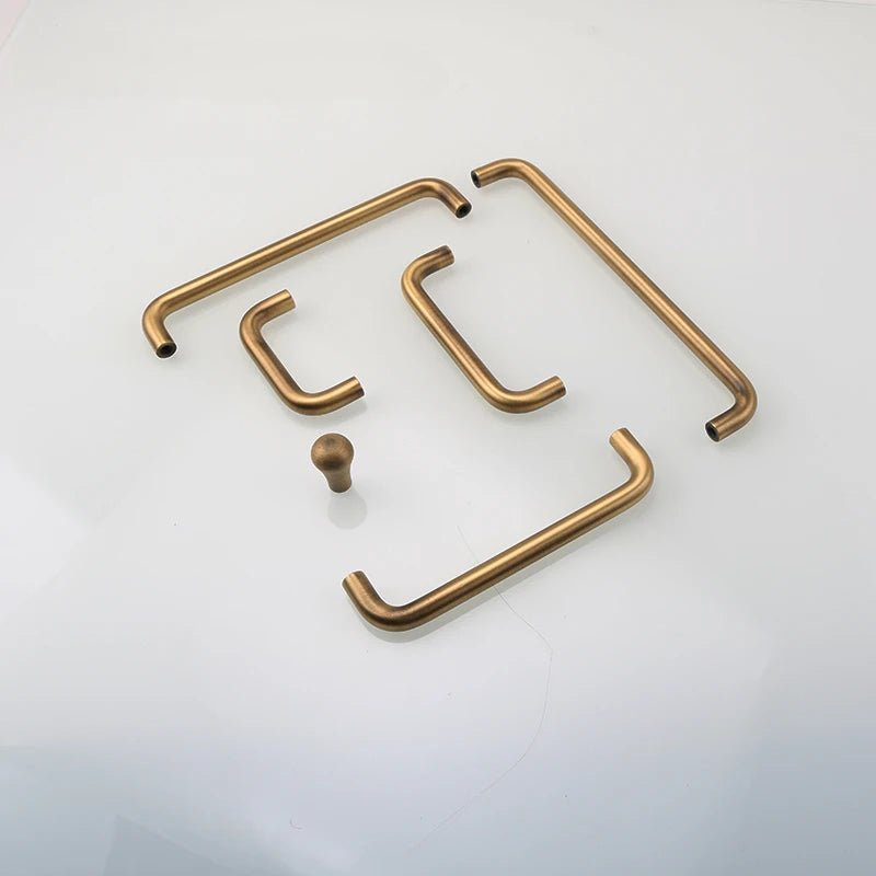 Elegant Minimalist Bronze Cabinet Knobs for Small Drawers