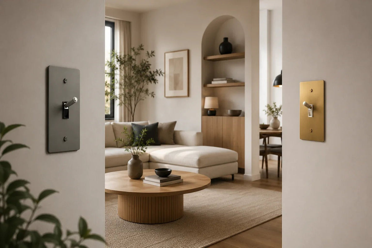 Brass vs Nickel Light Switches: Which Finish Actually Lasts?