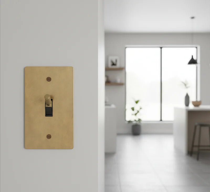 Knurled Hardware in the Kitchen: From Light Switches to Door Handles