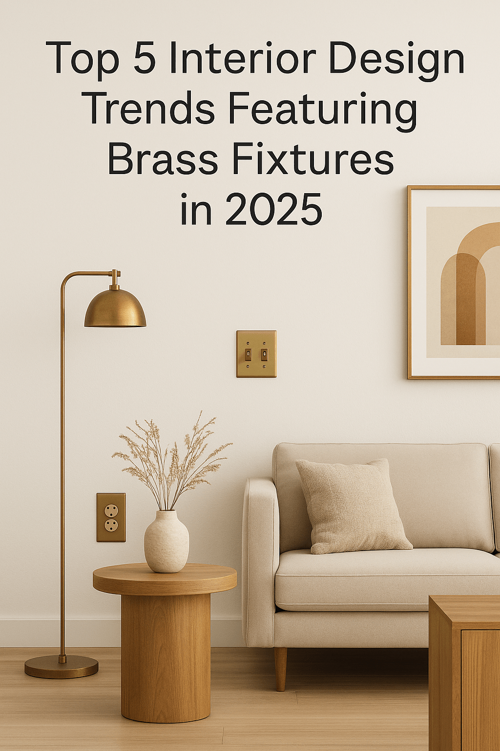 Top 5 Interior Design Trends Featuring Brass Fixtures in 2025