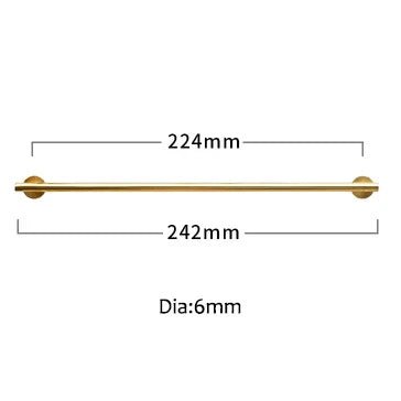20" Brass T-Bar – Polished Gold Cabinet Pull  
