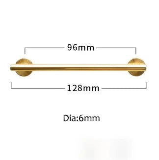 Gold Brass Pull – 20" T-Bar Style Handle  