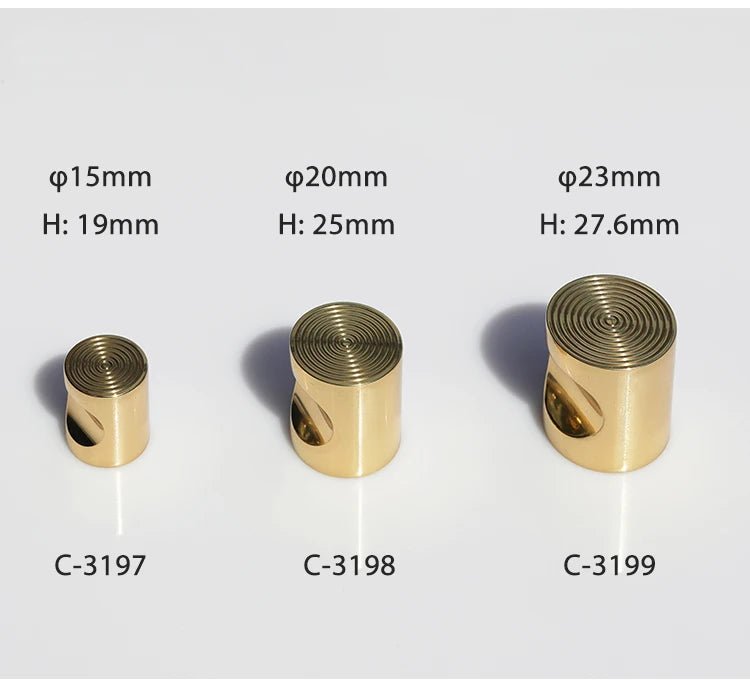 Gold Brass Cabinet Handle – 20" T-Bar Design  