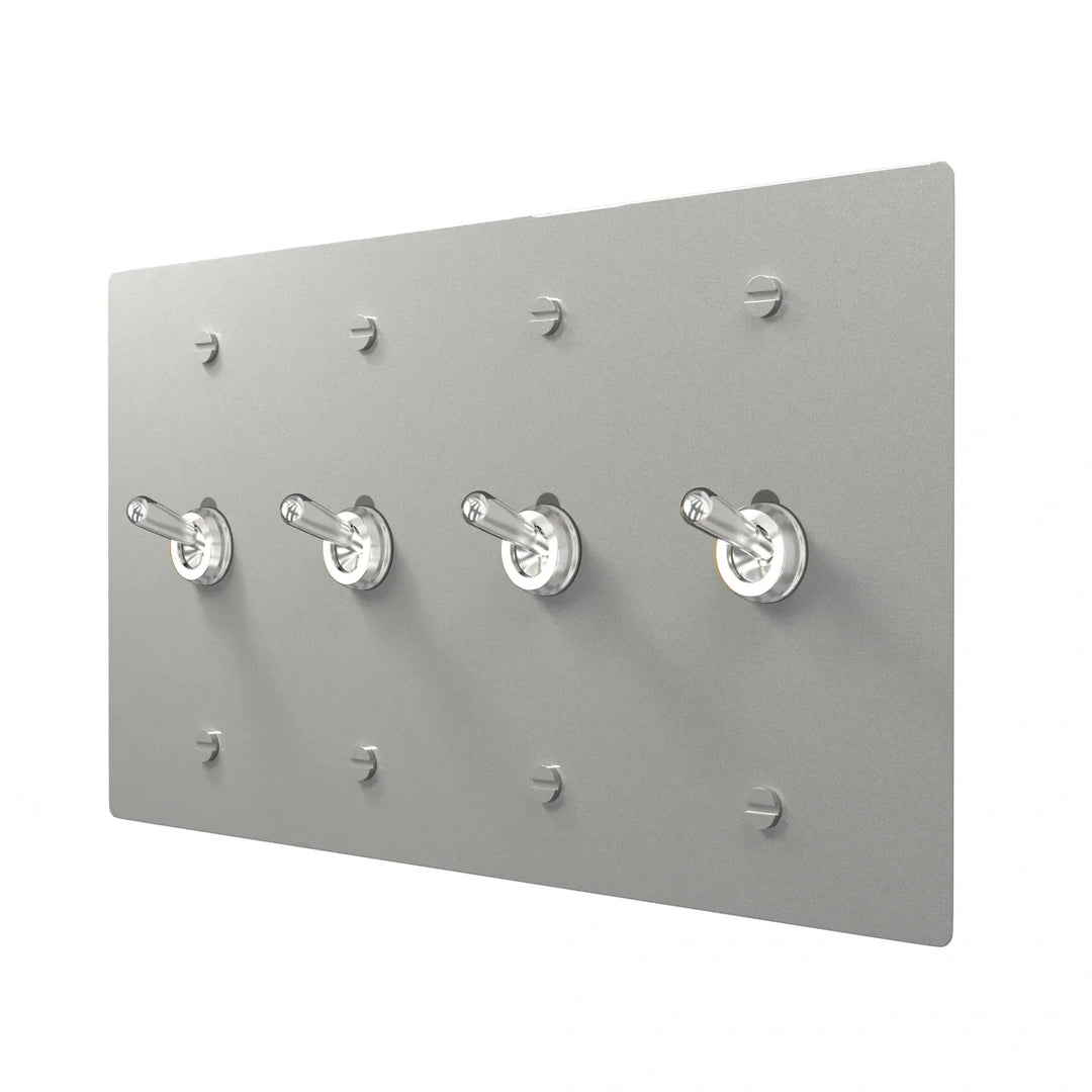 Satin Brass Toggle Switch - Classic Retro Style
