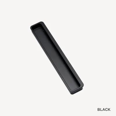 Stylish 6.93" Stealth Cabinet Pulls – Flush Mount Handles in Black/Gray/Gold