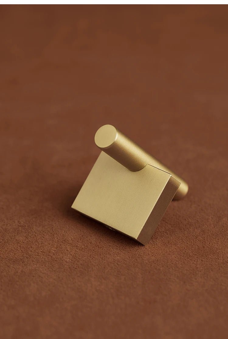 8.8" Brass Cabinet Pull - Gold T-Bar Design