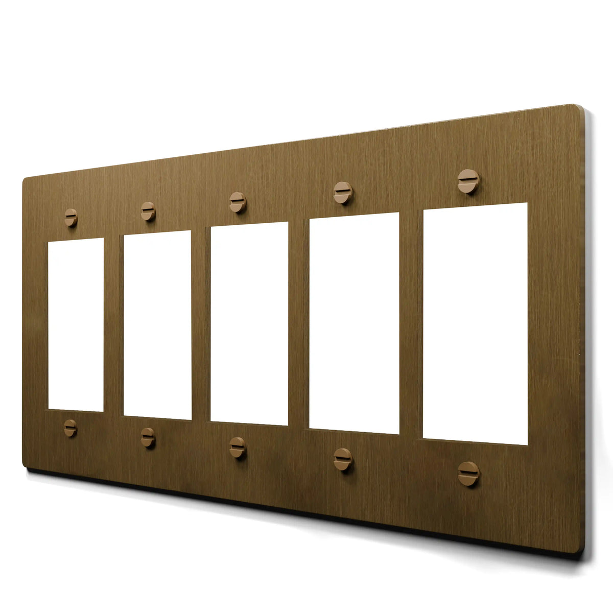 Brass Decora & GFCI Wall Plate – 1 to 5 Gang – Multiple Finishes