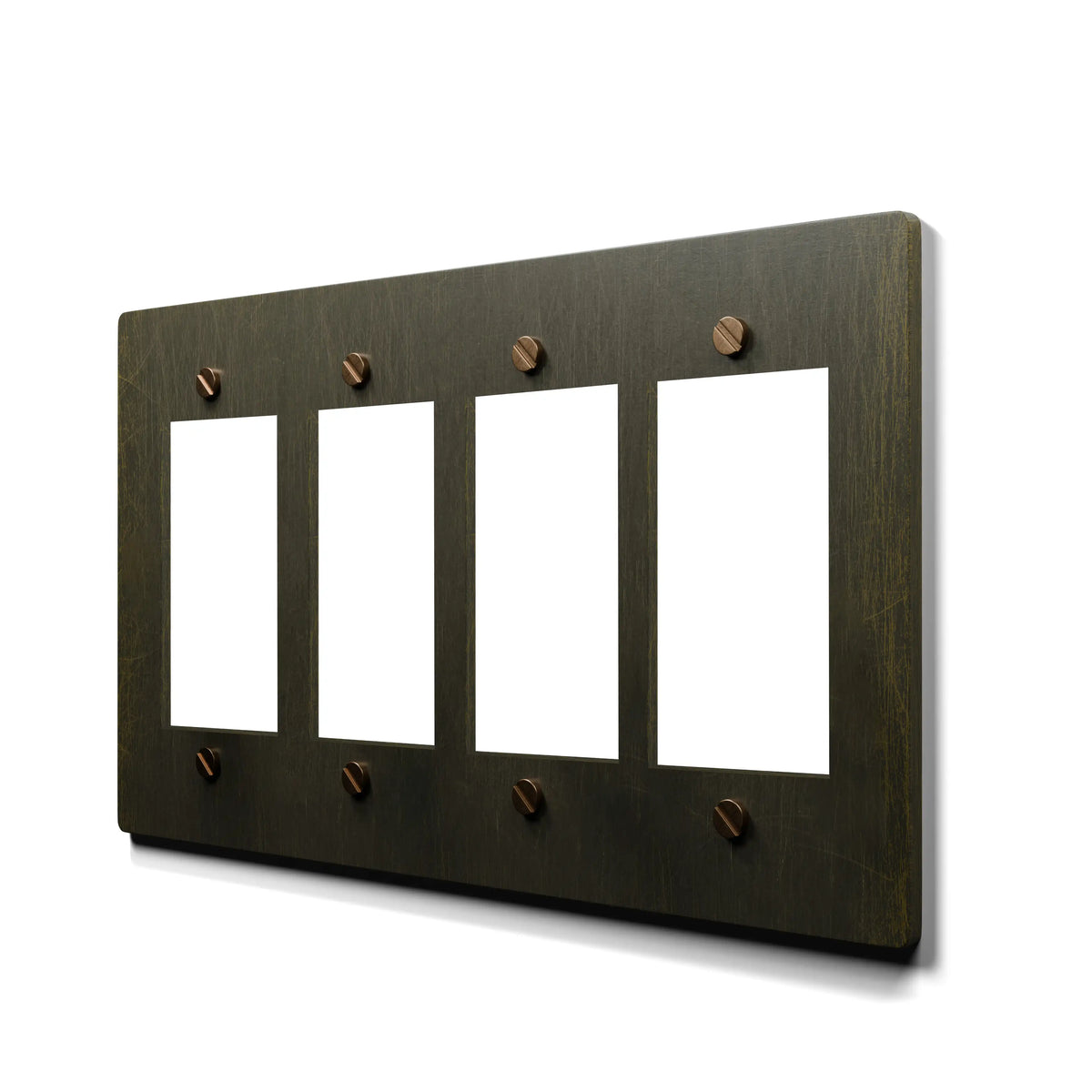 Brass Decora & GFCI Wall Plate – 1 to 5 Gang – Multiple Finishes