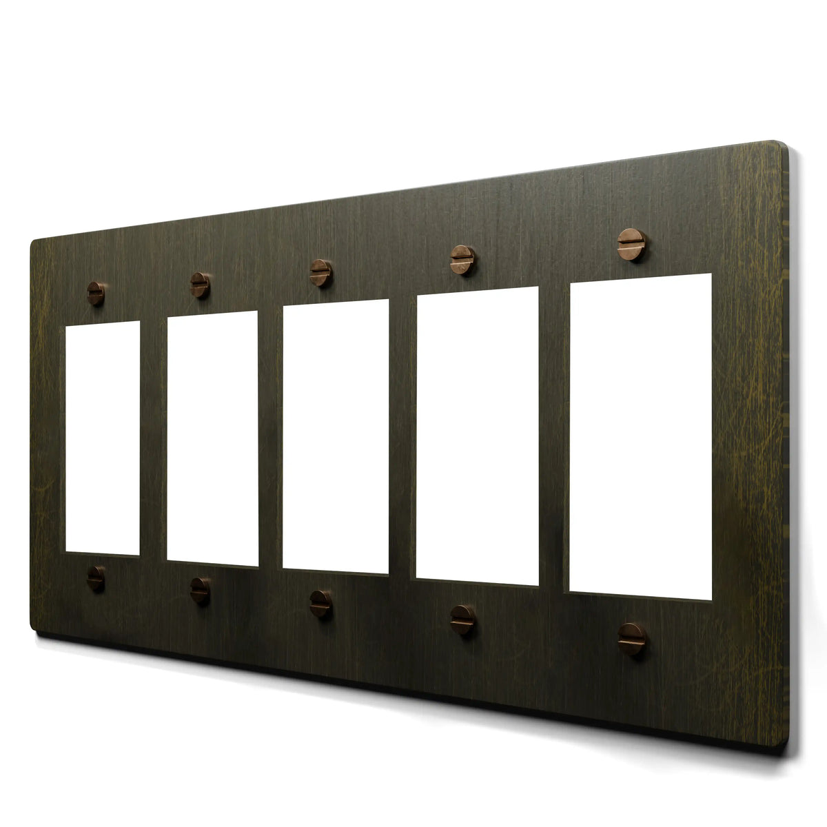 Brass Decora & GFCI Wall Plate – 1 to 5 Gang – Multiple Finishes
