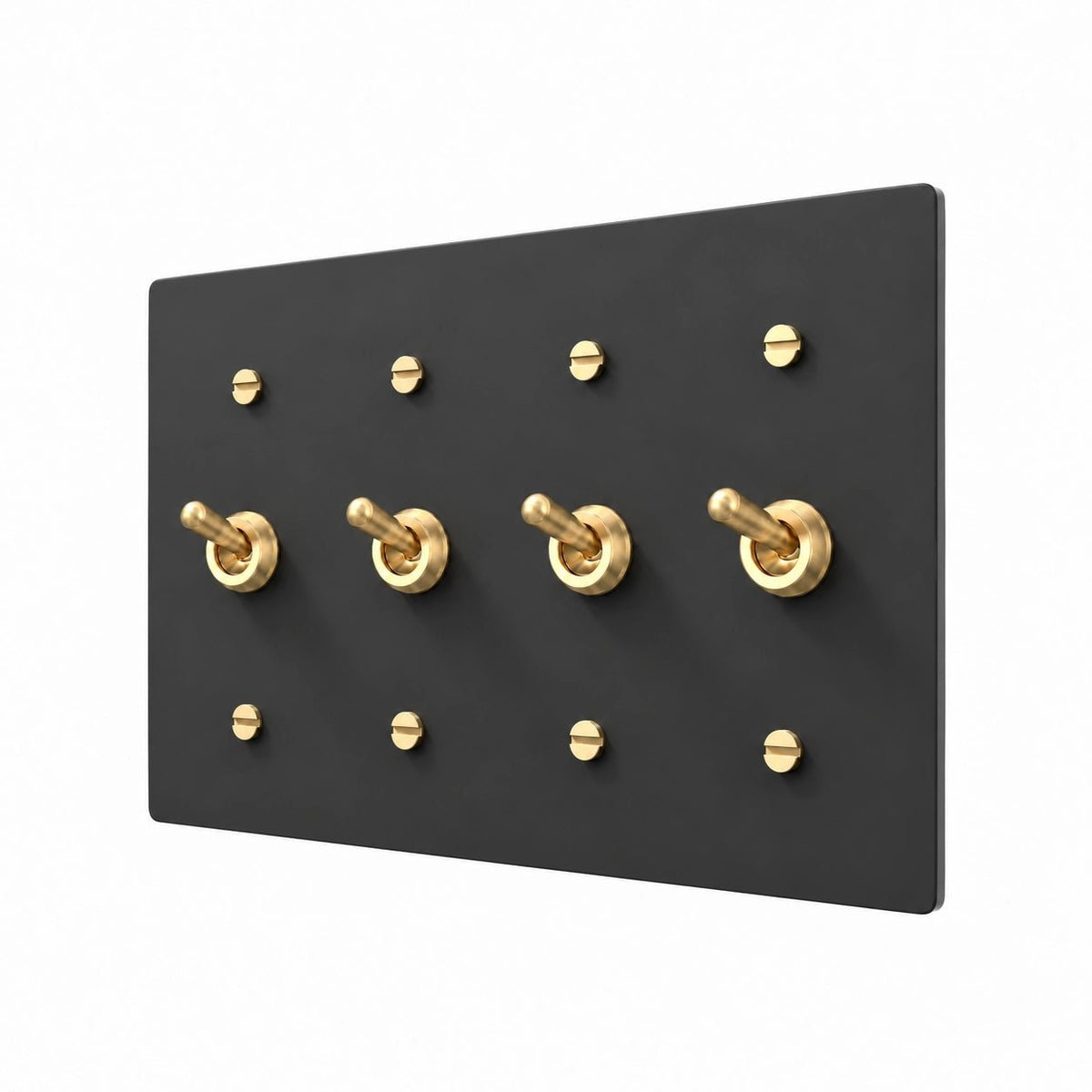 4 gang retro toggle switch