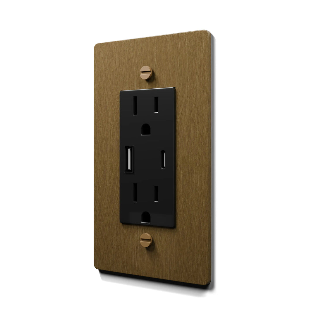 OB PlatePrestige Electrical Outlet USB-C