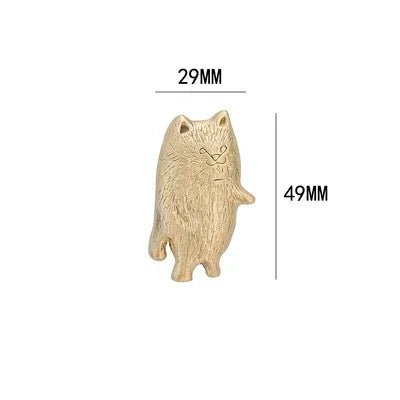Kids Animal Shape Cabinet Knobs – Fun Brass Drawer Pulls