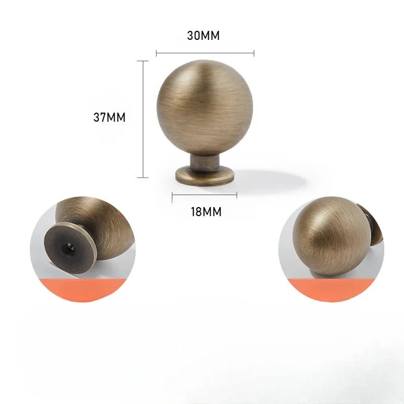 Aged Bronze Cabinet Handle – Traditional Drawer Pull  