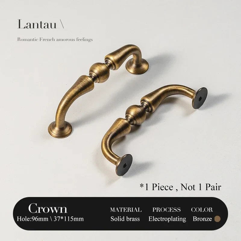Rustic Brass Cabinet Pull – T-Bar Style
