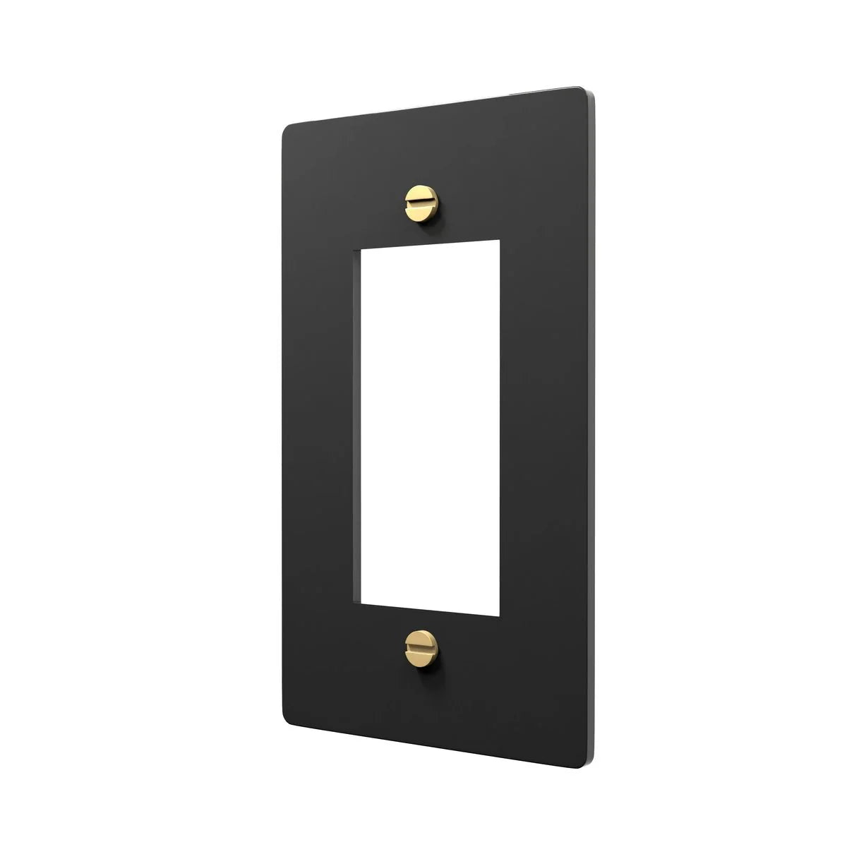 Brass GFCI Light Switch Plate - Modern Style