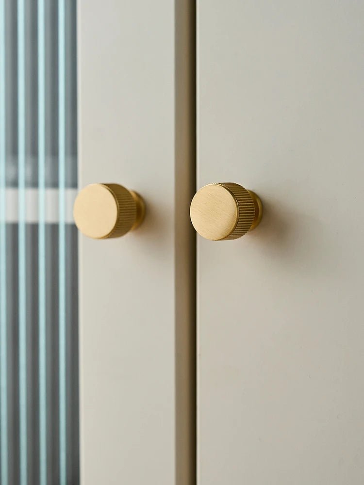 Elegant Antique Brass T-Bar Pulls – Straight Line Cabinet Handles