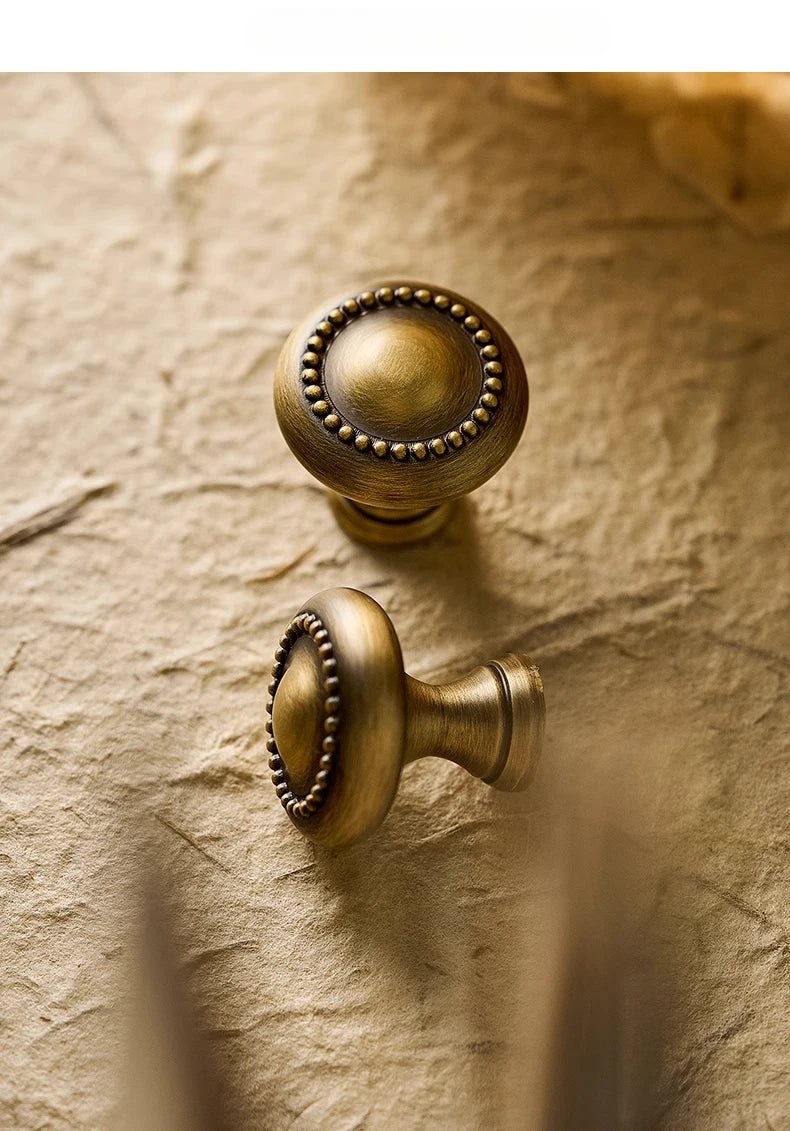 Elegant Antique Bronze Handles for Vintage Cabinet Design