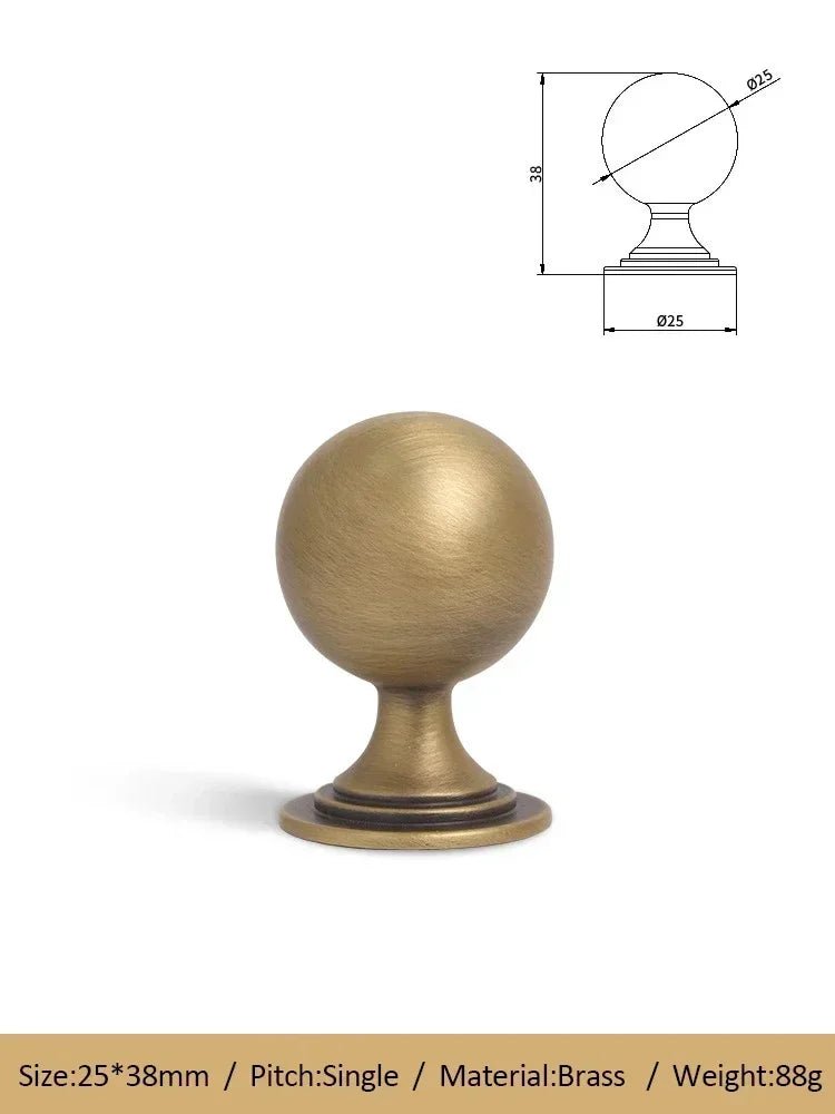 Shell Cabinet Handle - Antique Bronze Accent