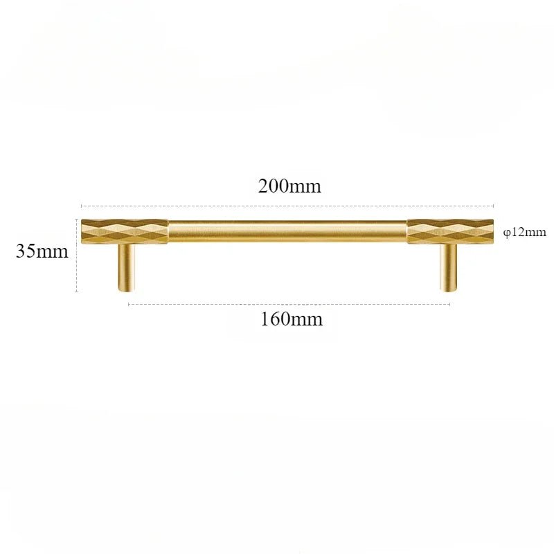 Elegant Antique Brass Pull for Kitchen Cabinets