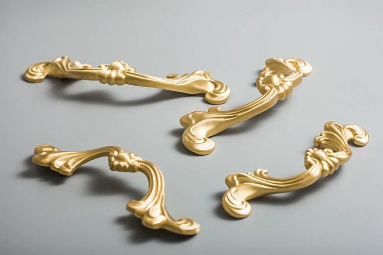 Classic Brass Cabinet Handle – 3.8" Retro Style