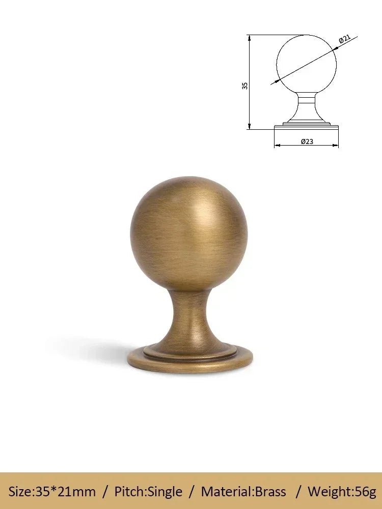 Shell Detail Drawer Pull - Antique Brass Style
