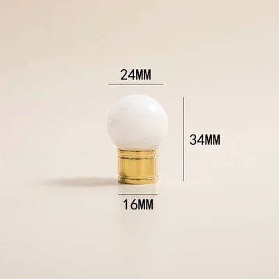 Round Crystal Knob – Rose Quartz for Cabinets  