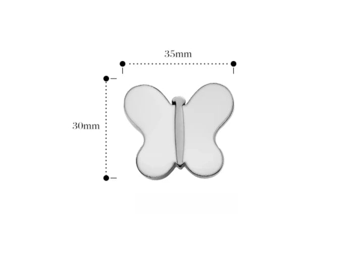 Butterfly Cabinet Knob - Solid Brass Drawer Pull