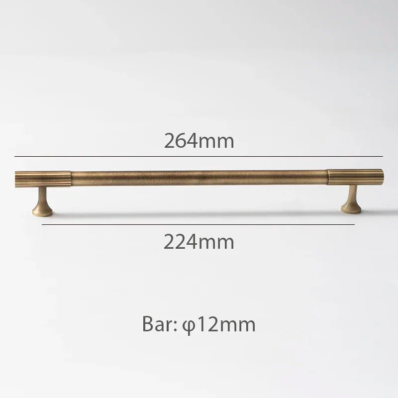 Antique Bronze Brass T-Bar Handle for Furniture
