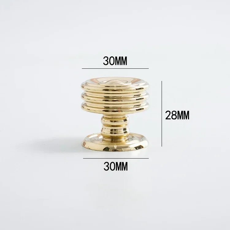Contemporary Brass Handles & Knobs for Cabinets in Kitchen and Furniture