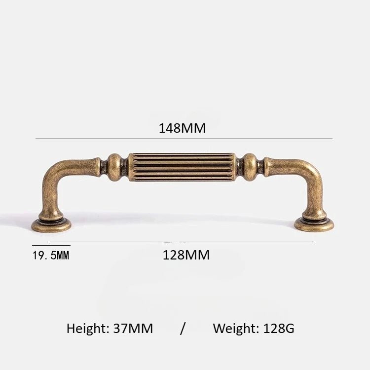 Traditional Brass Handle - Cabinet Drawer Pull