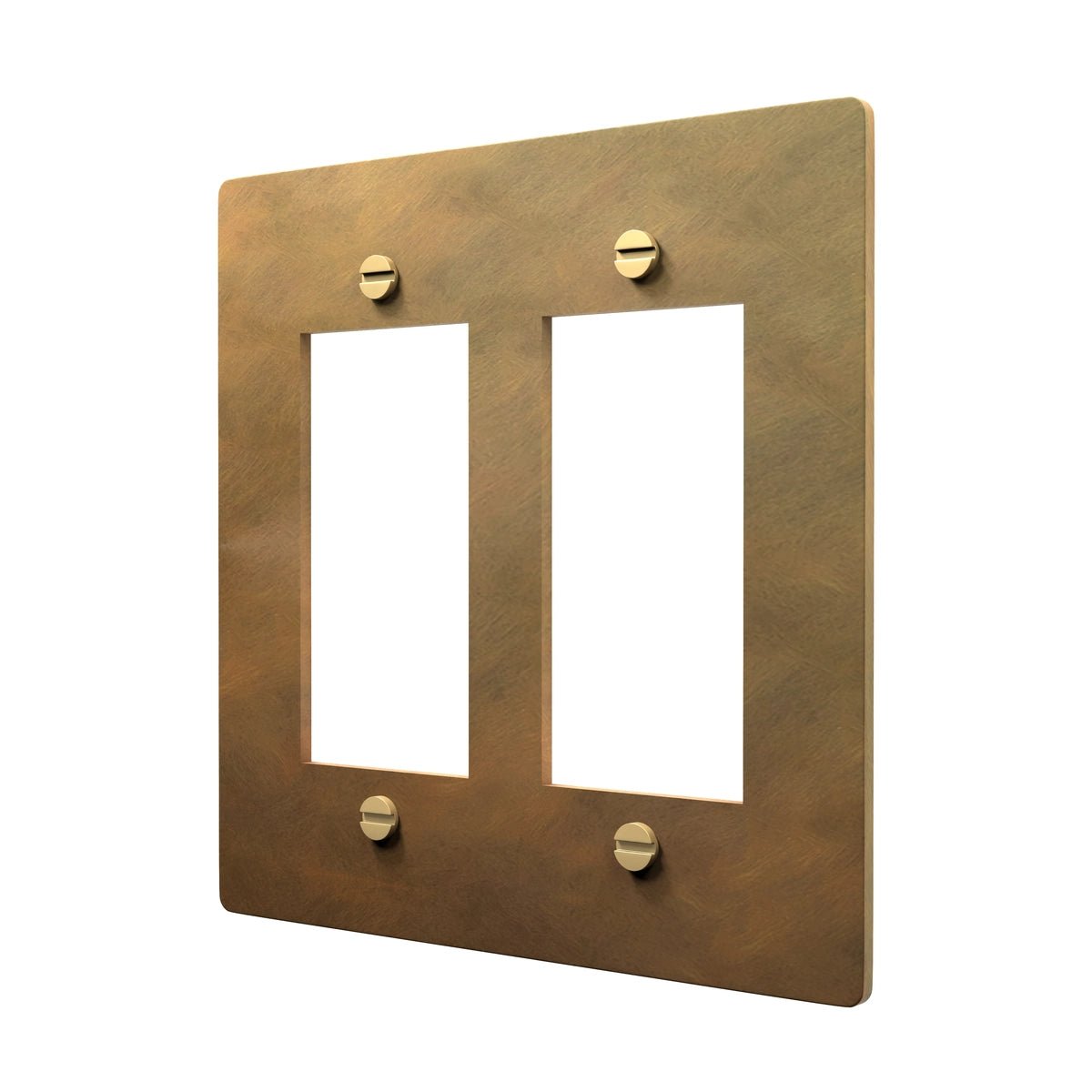 Brass GFCI Cover Plate - Decora Style