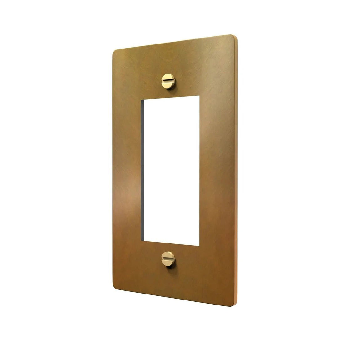 Brass Wall Plate for GFCI and Decora Socket