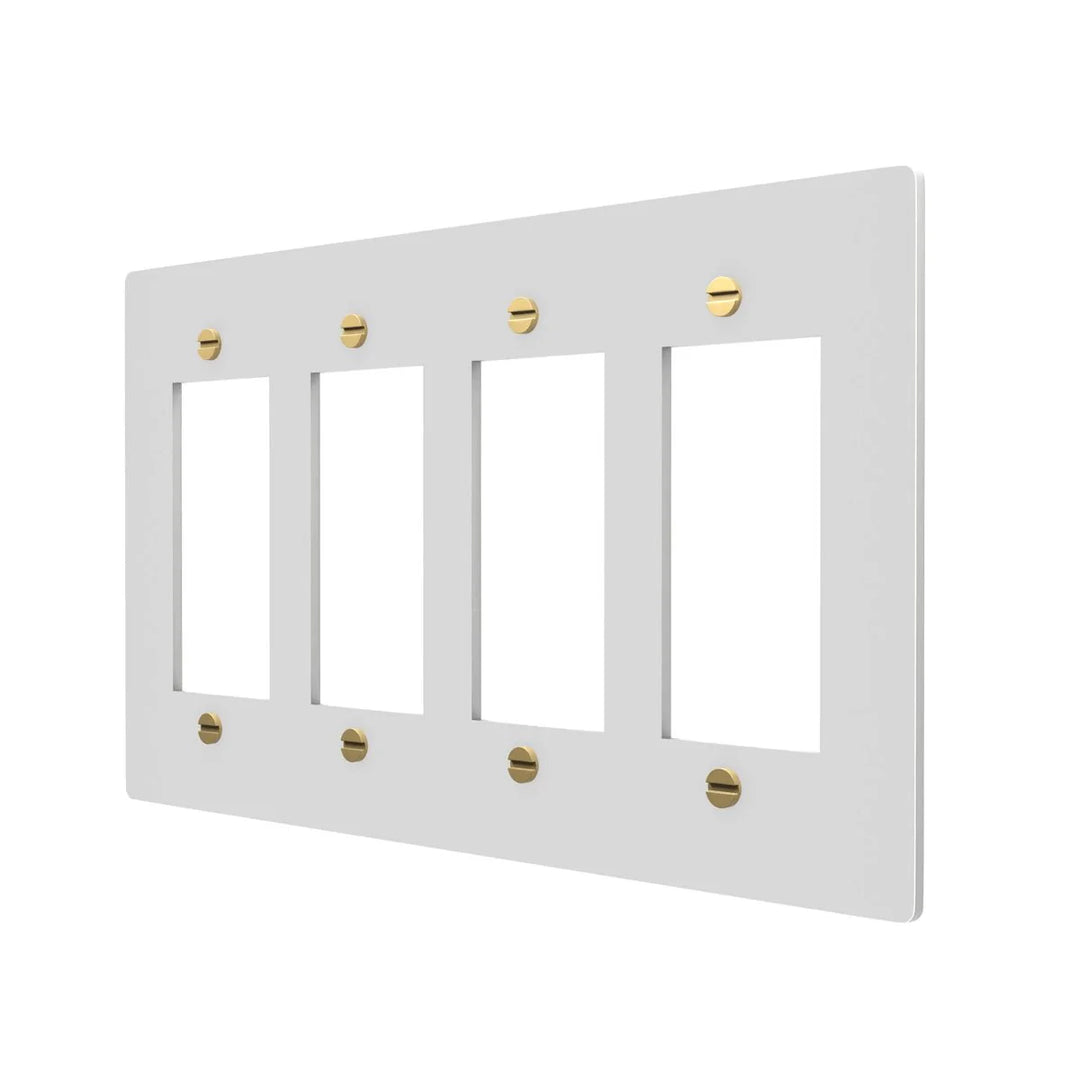 Brass Wall Plate Cover for GFCI Use