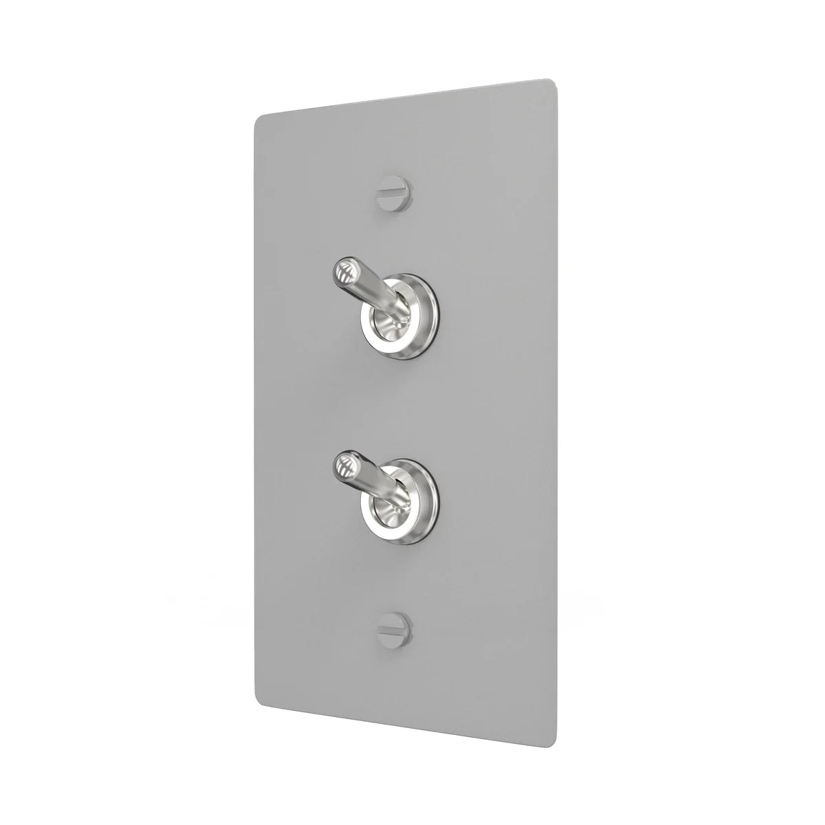 Decorative Brass Switch - Double Retro Toggle