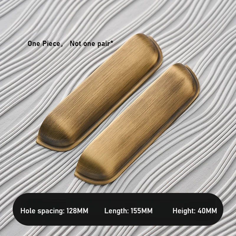 Seashell Cabinet Handle – Brass Coastal Pull