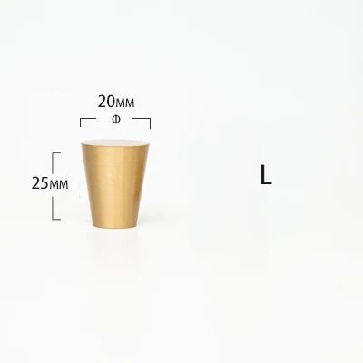 Minimal Gold Brass Handle – Dresser Cabinet Knob  
