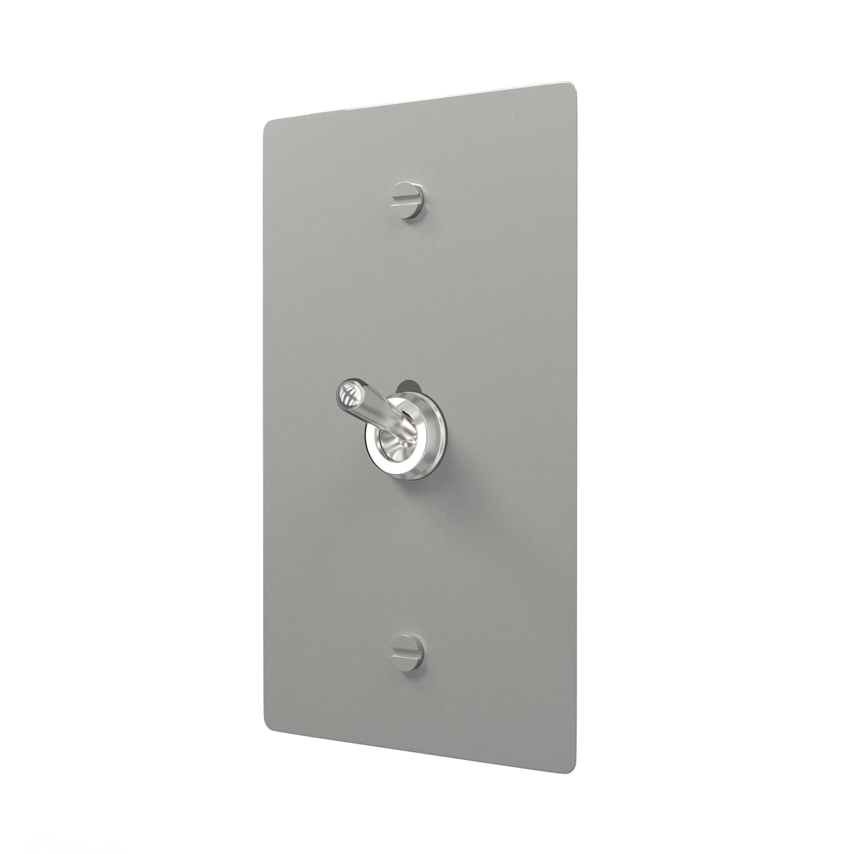 Brass Toggle Switch Plate - Retro Style Decor
