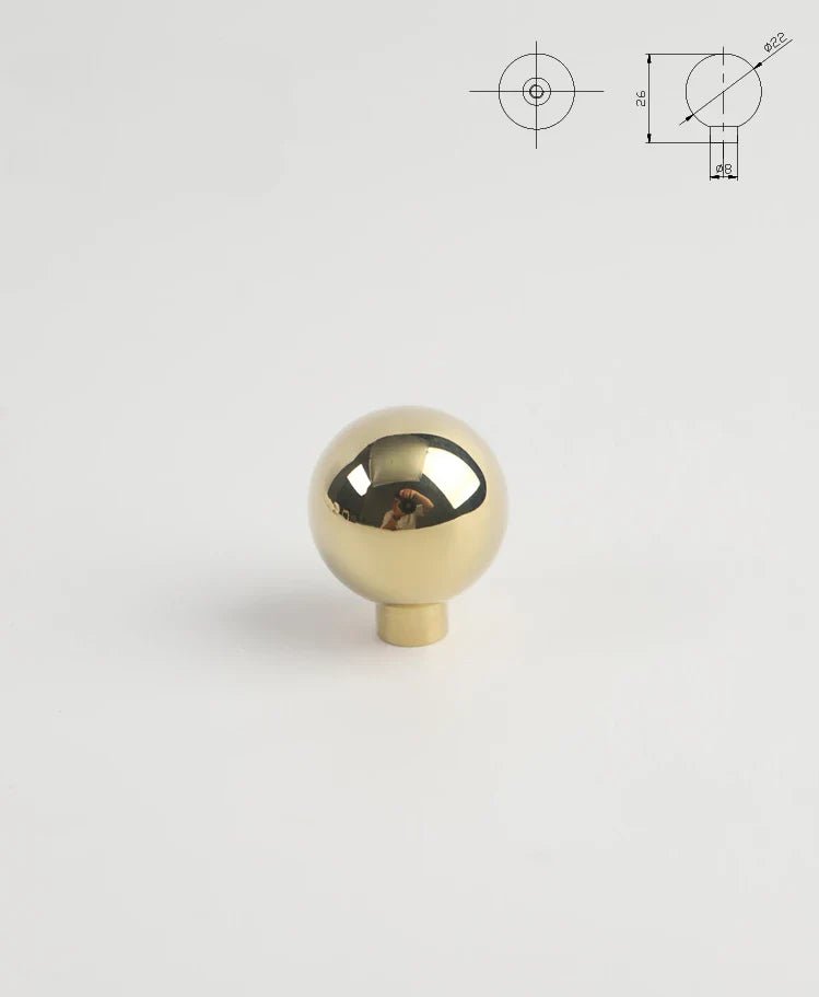 Rope Texture Drawer Pull – Solid Brass Cabinet Handle  