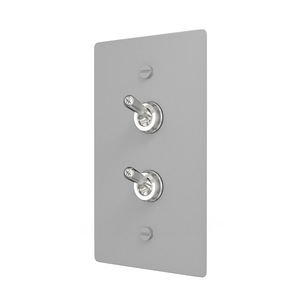 Classic Brass Switch - Retro Double Toggle Style