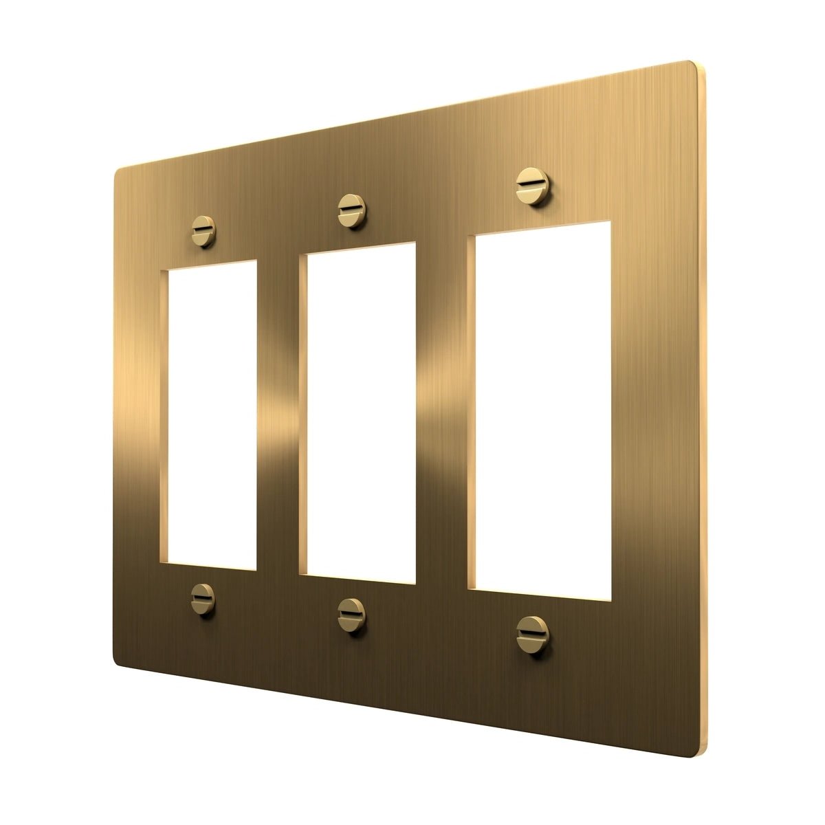 Brass Wall Plate - GFCI and Decora Outlet Cover