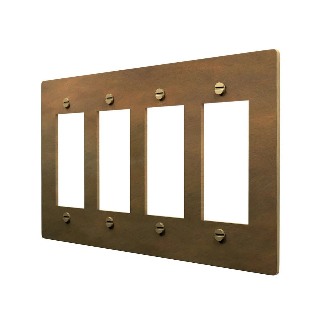 Brass GFCI Plate - Decorative Wall Cover
