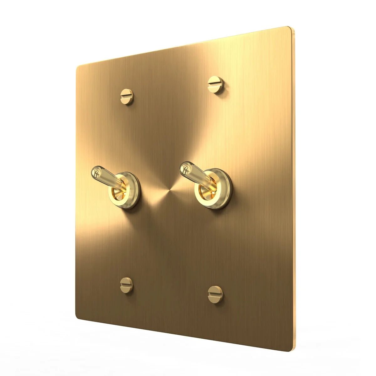 Retro Brass Wall Switch - Toggle Single Style