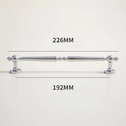 French Luxury Drawer Pull - Bright Chrome Brass