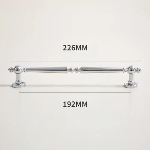 High-Quality Solid Brass T-Bar Pulls in Bright Gold