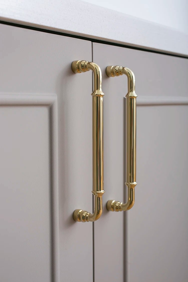 Bright Gold Cabinet Knobs – Modern Drawer Pulls
